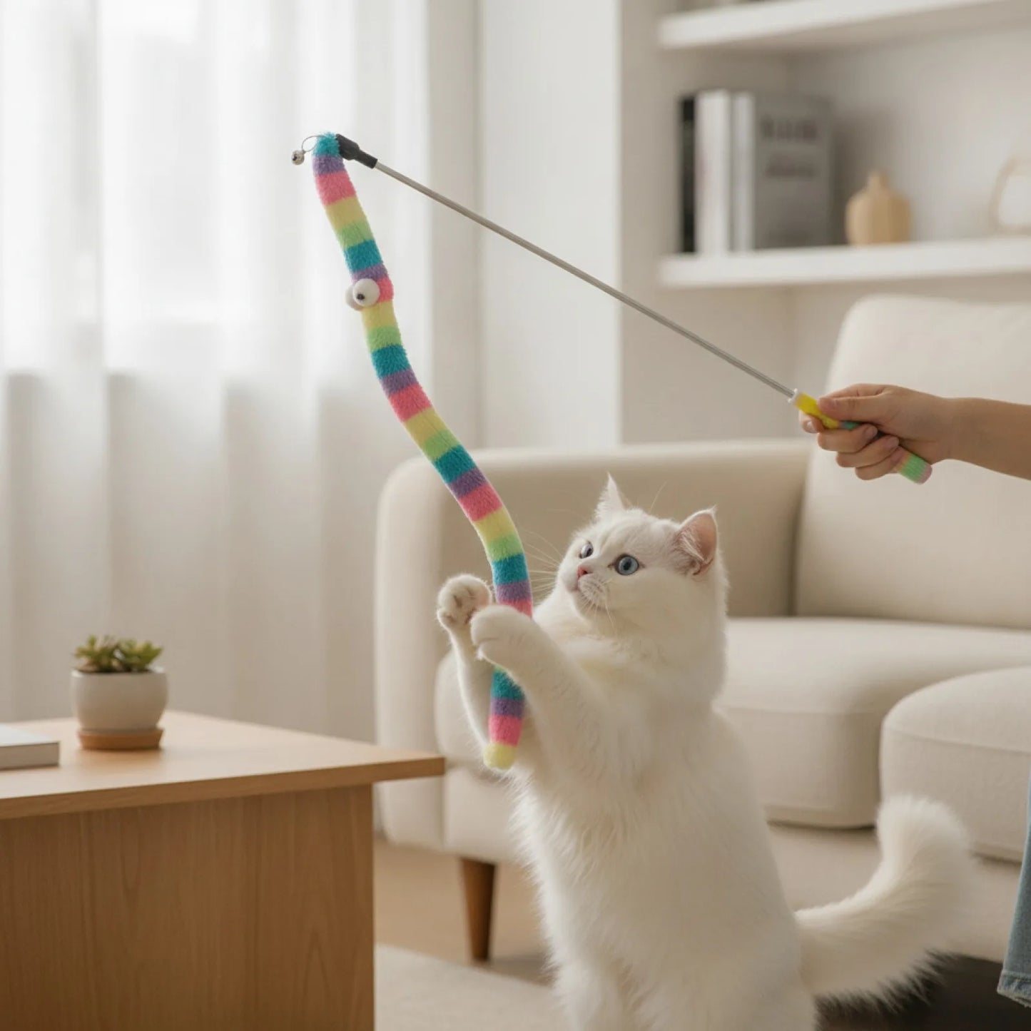 Canne Jouet Papillon pour Chat