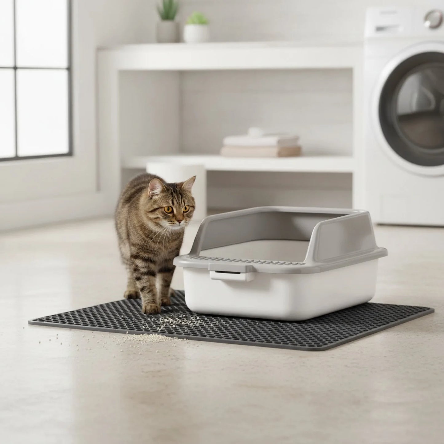 Tapis Litière Chat Extra Large Anti-Salissure