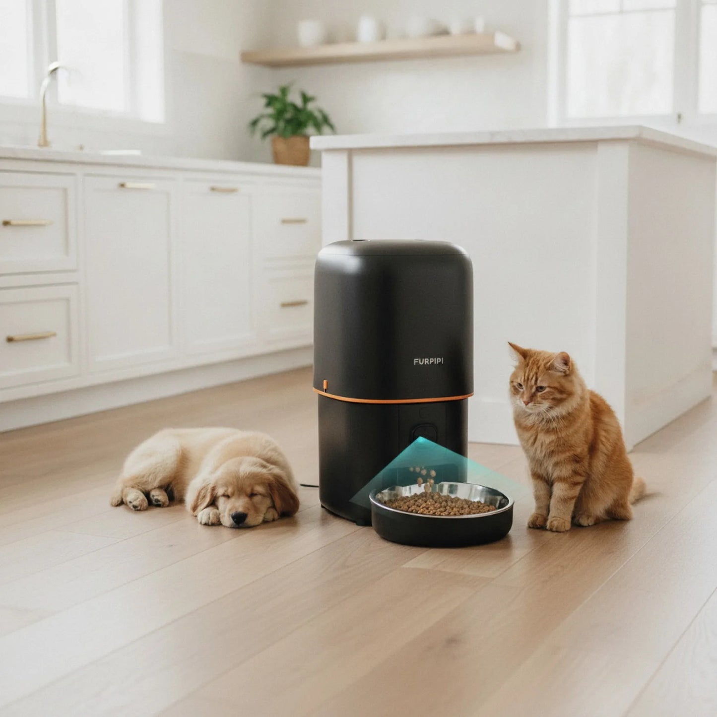 Distributeur Automatique Furpipi : Nourriture Connectée & Caméra HD