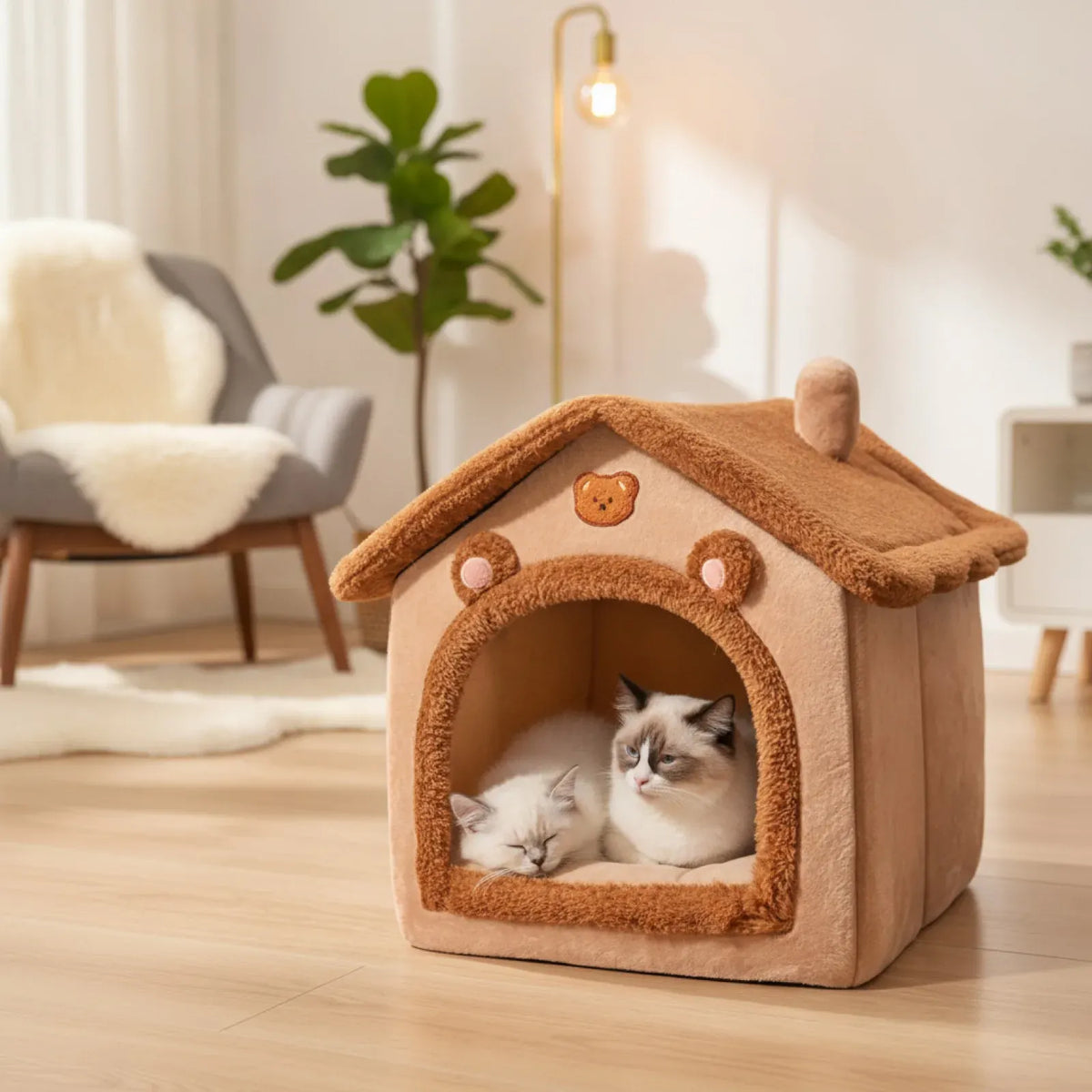 Panier Chat Maison Ours