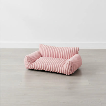 Canapé Rose Confortable pour Chat et Petit Chien