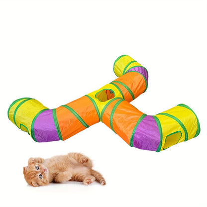 Tunnel Dragon pour Chat - Jeu et Exploration