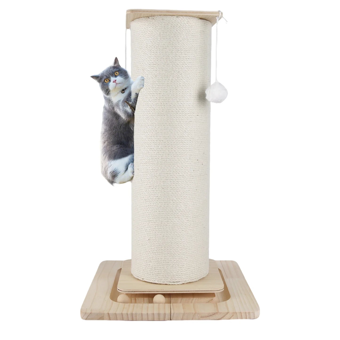 Arbre à Chat Premium Sisal & Bois Massif