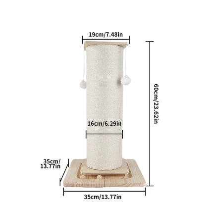 Arbre à Chat Premium Sisal & Bois Massif