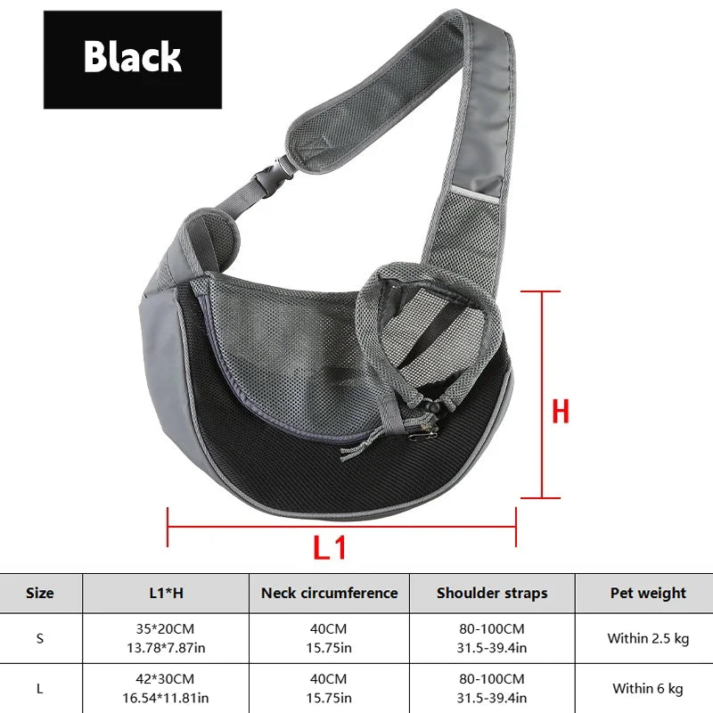 Sac à Dos Respirant pour Chien (jusqu'à 20kg)