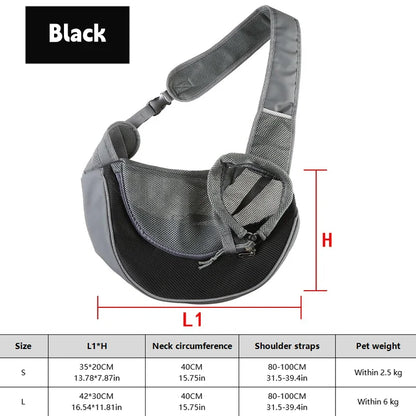 Sac à Dos Respirant pour Chien (jusqu'à 20kg)