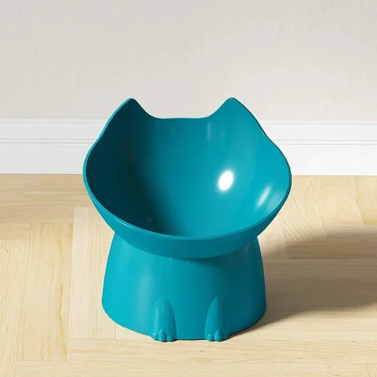 Gamelle surélevée inclinée pour chat