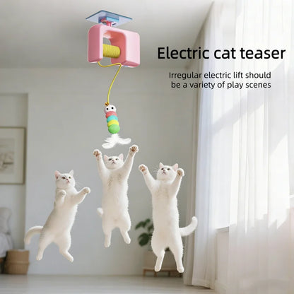 Jouet Interactif Électrique pour Chat - Double Corde