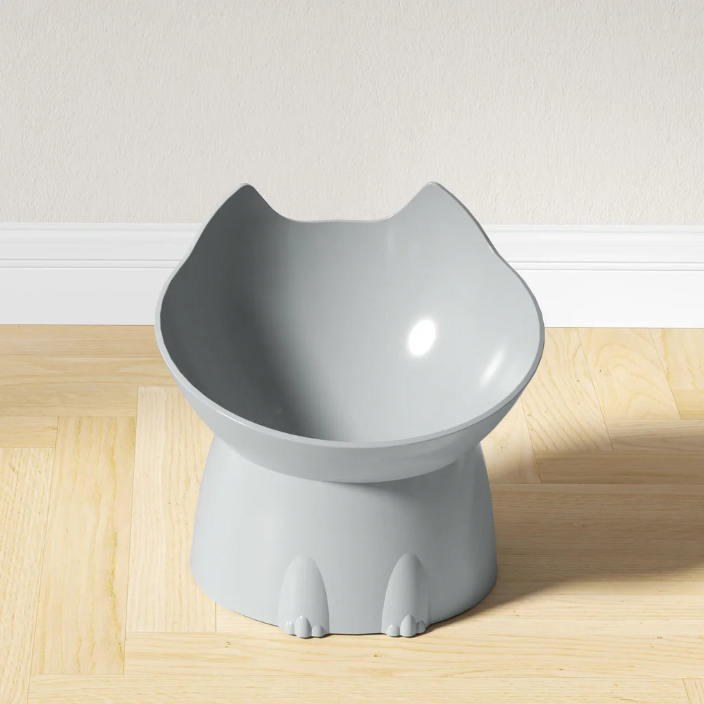 Gamelle surélevée inclinée pour chat