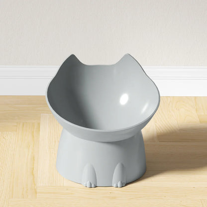 Gamelle surélevée inclinée pour chat