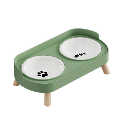 Gamelle Double Réglable Céramique pour Chat & Chien