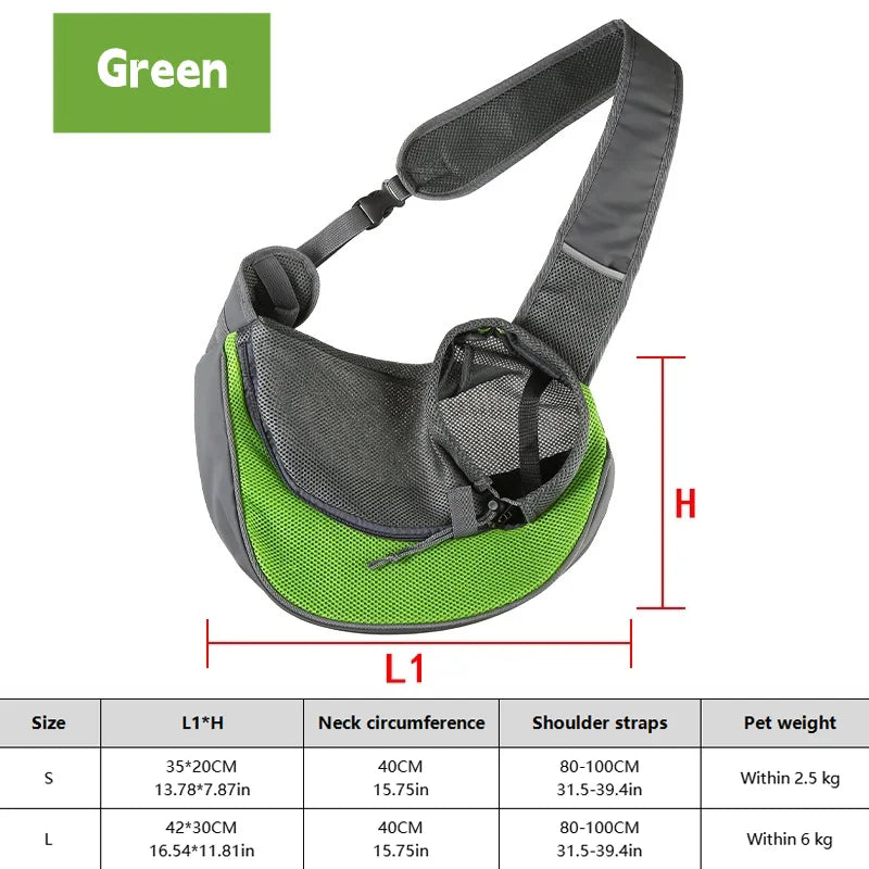 Sac à Dos Respirant pour Chien (jusqu'à 20kg)