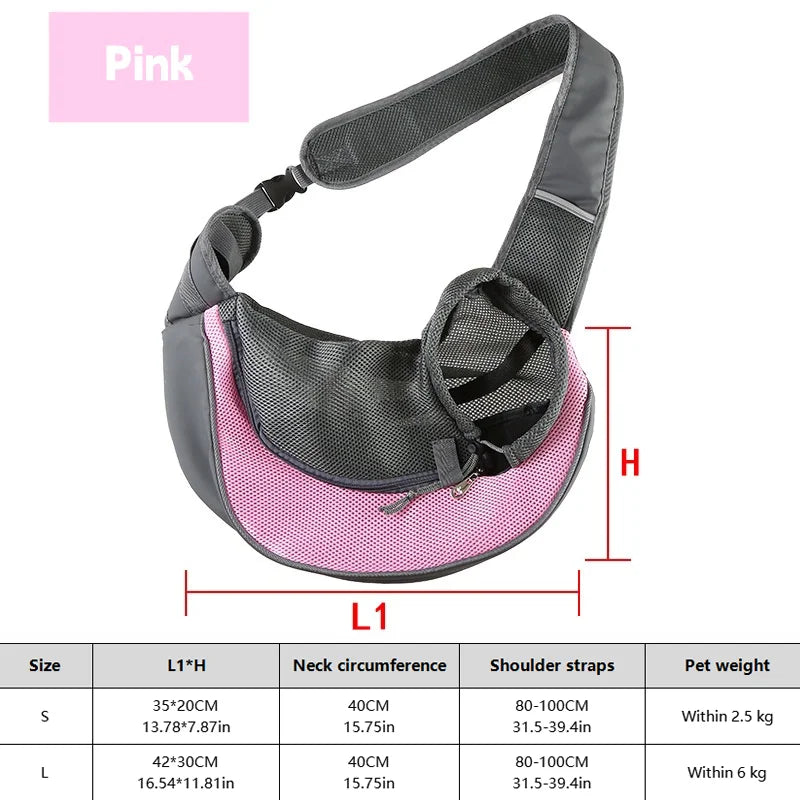 Sac à Dos Respirant pour Chien (jusqu'à 20kg)