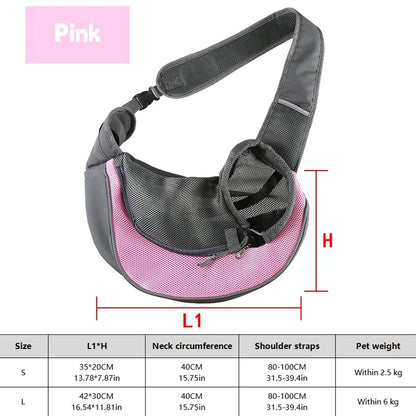 Sac à Dos Respirant pour Chien (jusqu'à 20kg)