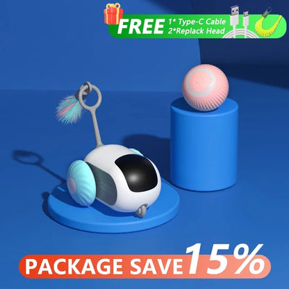 Voiture Jouet Interactive pour Chat