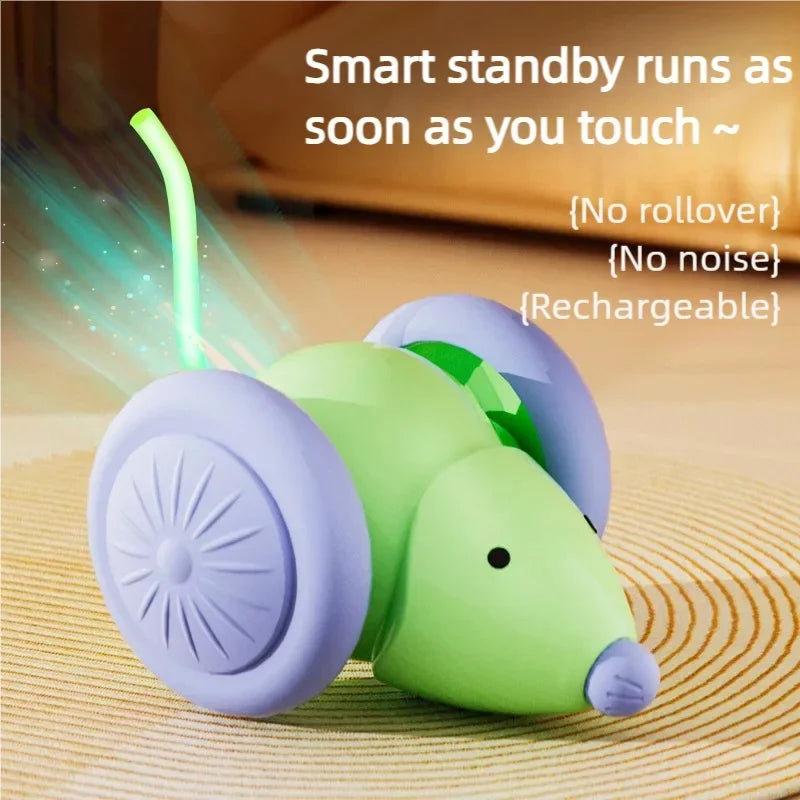 Souris Électrique Interactive pour Chat