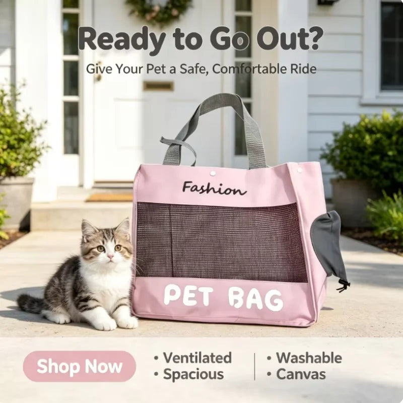 Sac de Transport Respirant pour Petit Chien & Chat