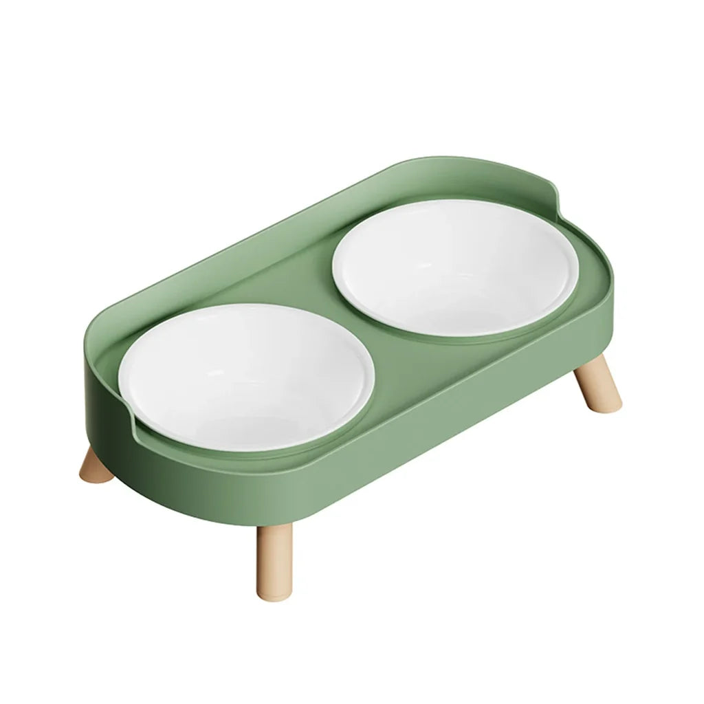 Gamelle Double Réglable Céramique pour Chat & Chien