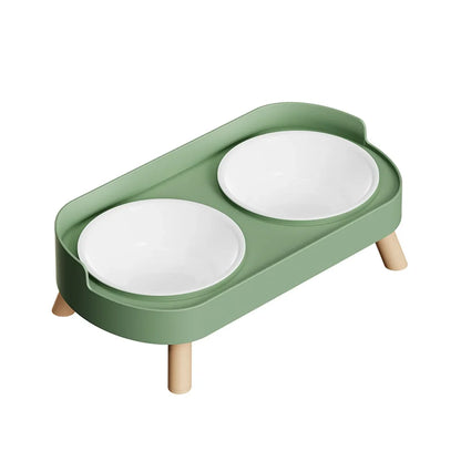 Gamelle Double Réglable Céramique pour Chat & Chien
