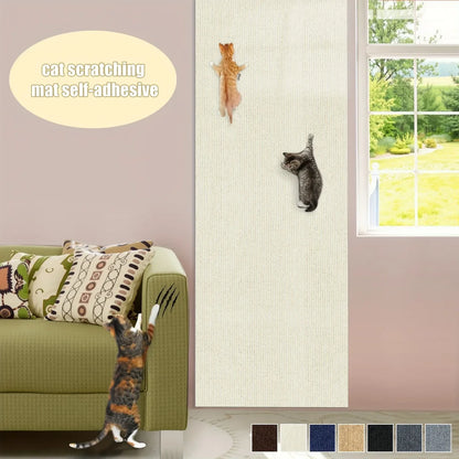 Tapis Griffoir Mural Auto-adhésif pour Chat