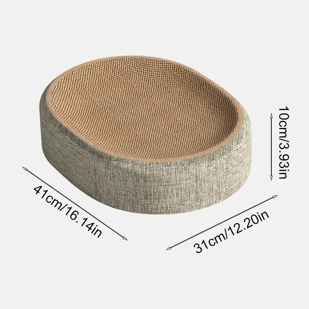 Griffoir Ovale Sisal Multifonction pour Chat