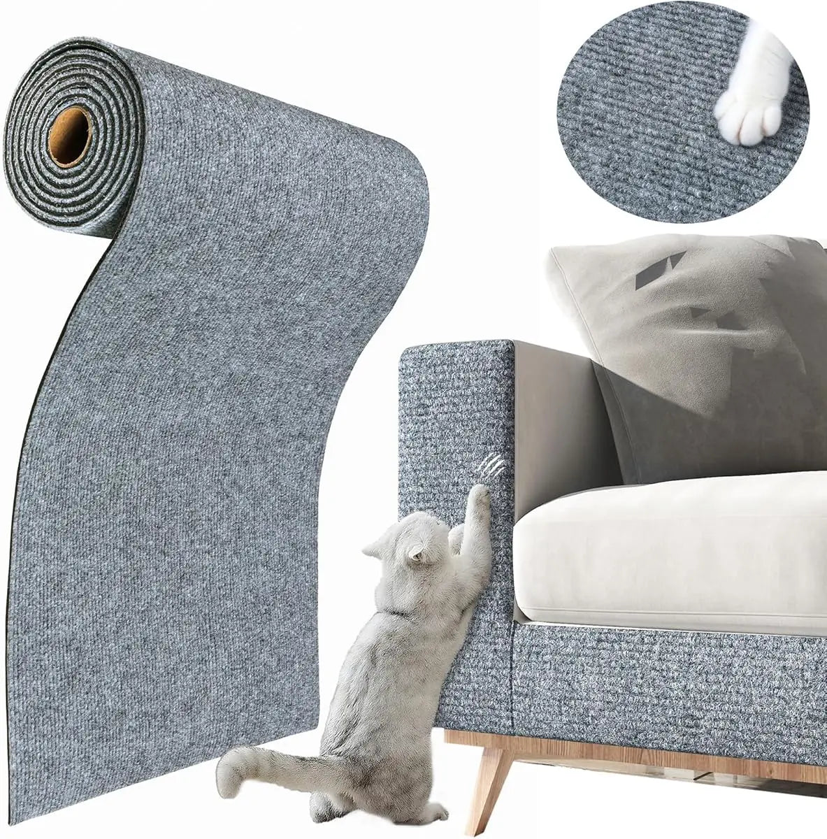 Tapis Anti-Griffes Chat : Protection Meubles & Arbres à Chat