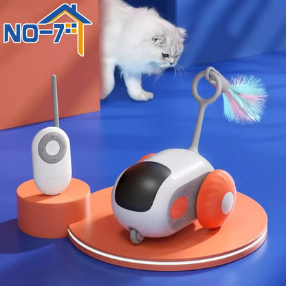 Voiture Jouet Interactive pour Chat