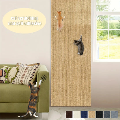 Tapis Griffoir Mural Auto-adhésif pour Chat