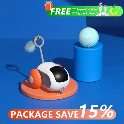 Voiture Jouet Interactive pour Chat