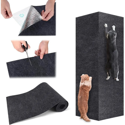 Tapis Griffoir Mural Auto-adhésif pour Chat