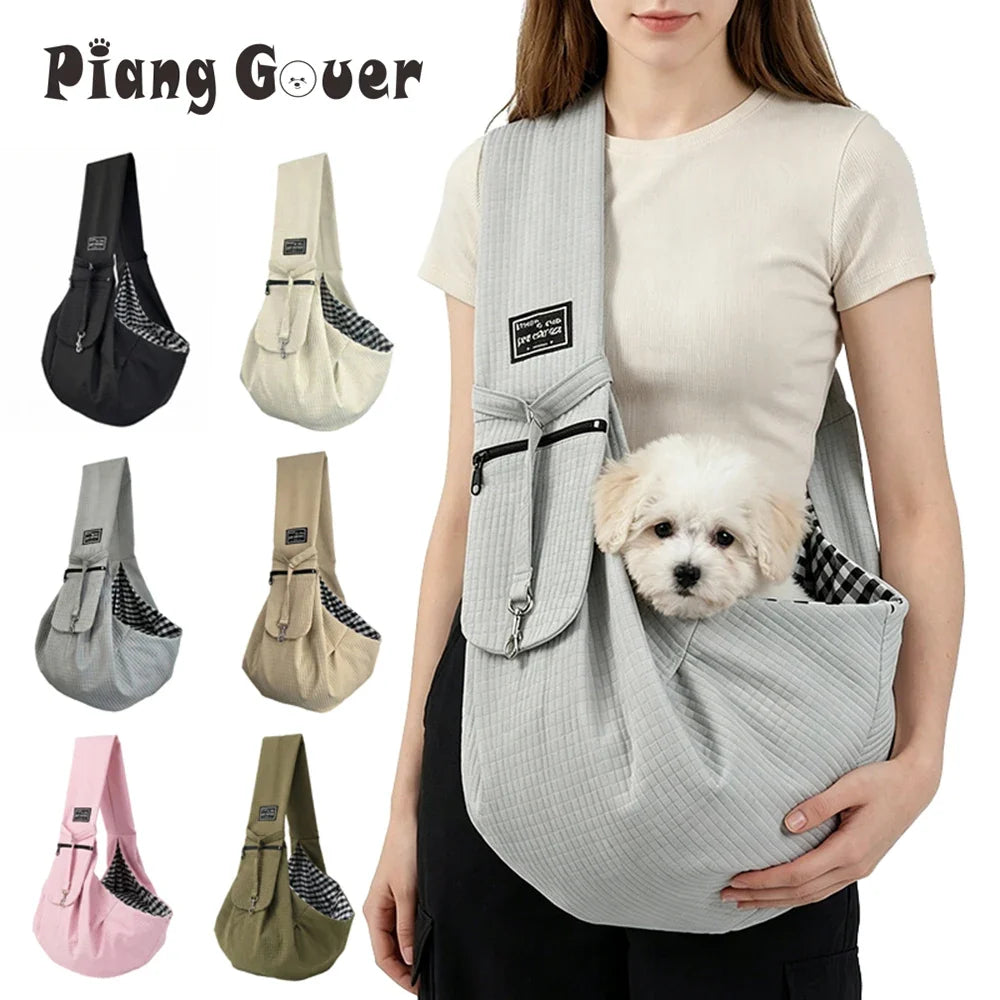 Sac Bandoulière Respirant pour Petit Chien & Chat