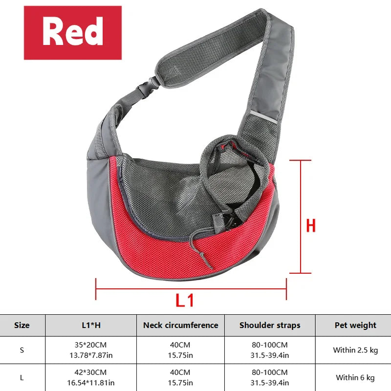 Sac à Dos Respirant pour Chien (jusqu'à 20kg)