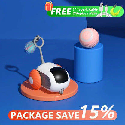 Voiture Jouet Interactive pour Chat
