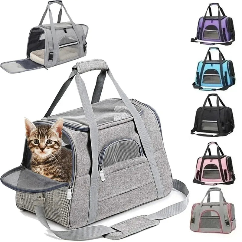 Sac de Transport Pliable Respirant pour Animaux