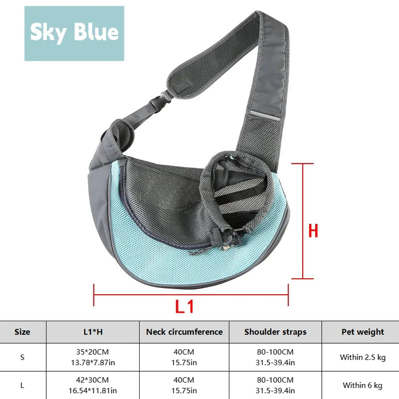 Sac à Dos Respirant pour Chien (jusqu'à 20kg)