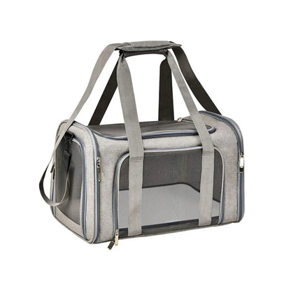 Sac de Transport Pliable pour Chat & Chien Gris