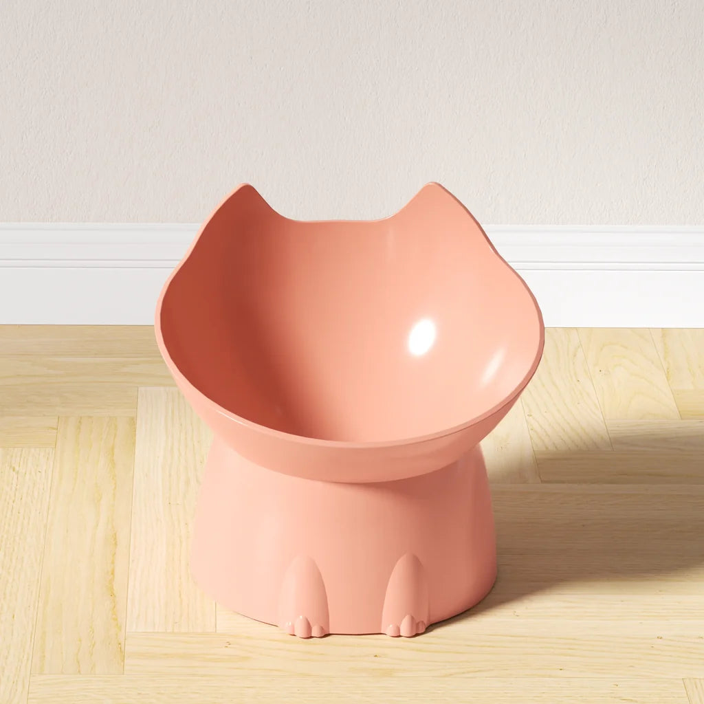 Gamelle surélevée inclinée pour chat
