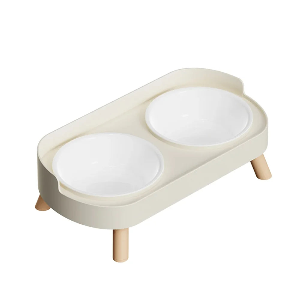 Gamelle Double Réglable Céramique pour Chat & Chien