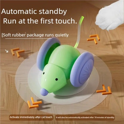 Souris Électrique Interactive pour Chat