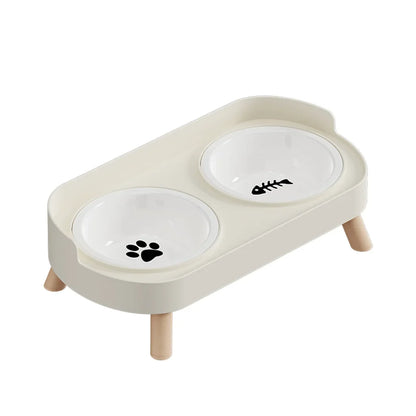 Gamelle Double Réglable Céramique pour Chat & Chien