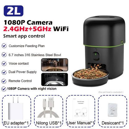 Distributeur Automatique Furpipi : Nourriture Connectée & Caméra HD