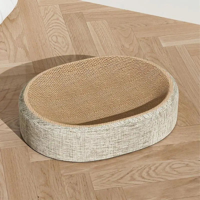 Griffoir Ovale Sisal Multifonction pour Chat