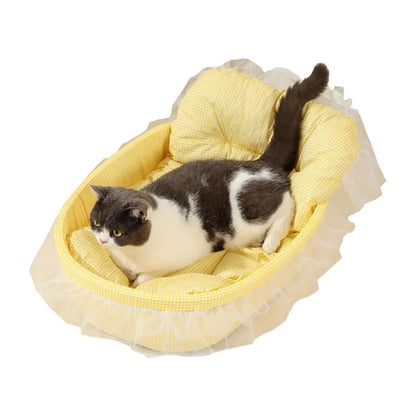 Lit Princesse Peluche pour Chat et Petit Chien