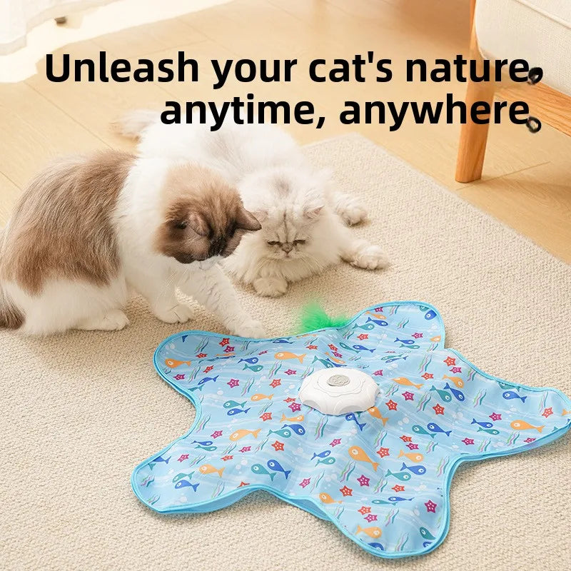 Jouet Interactif Automatique Chat Macroupta
