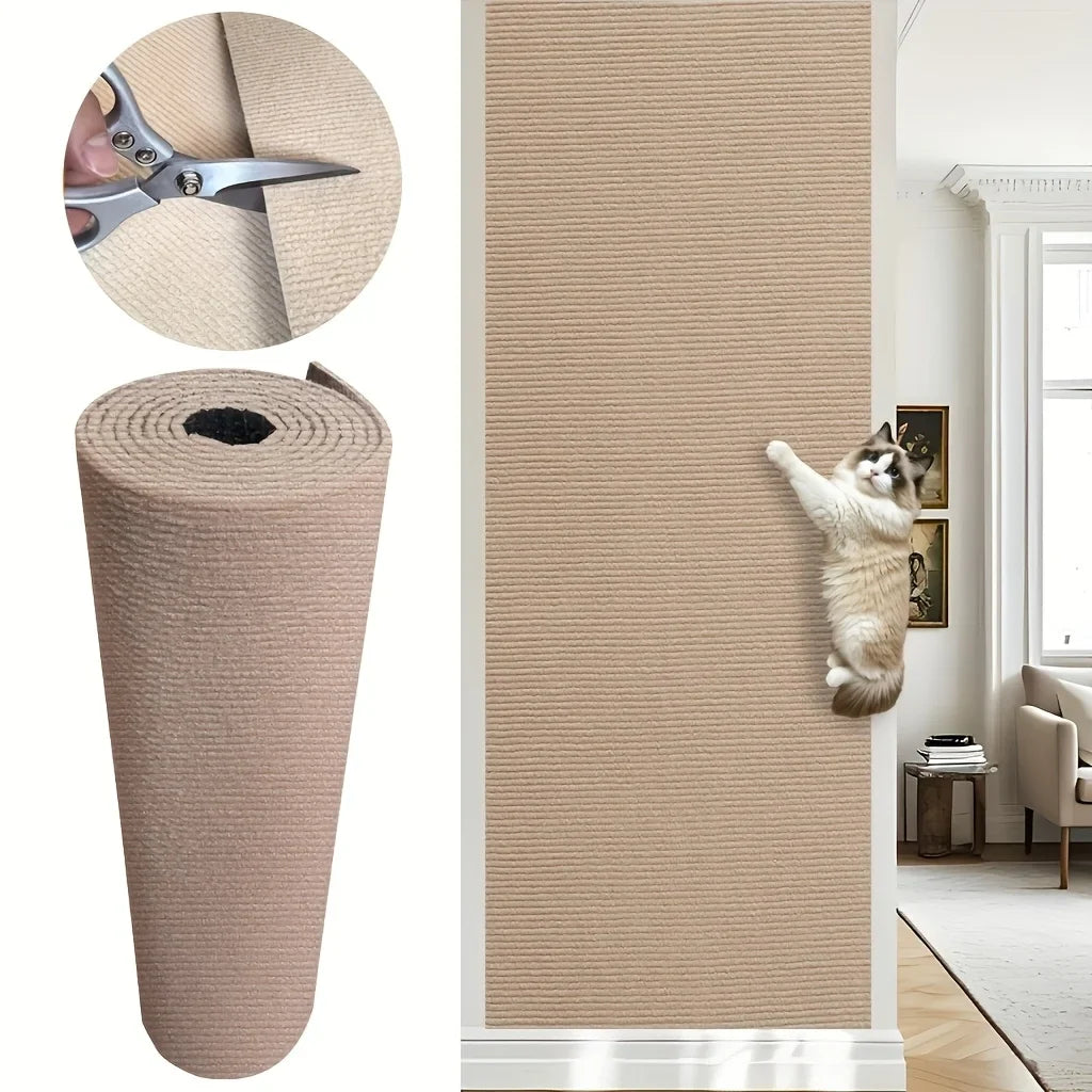 Tapis Griffoir Mural Auto-adhésif pour Chat