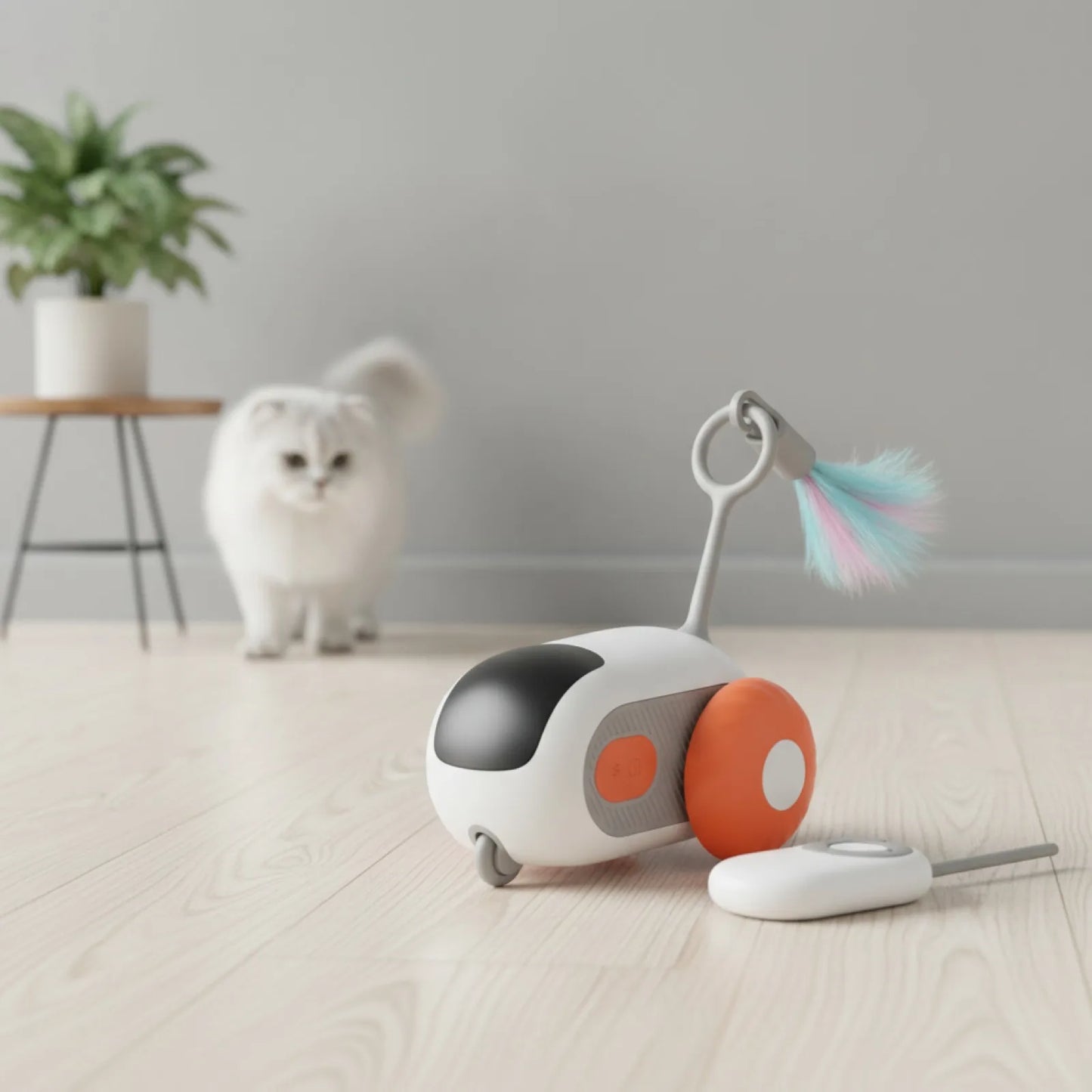 Voiture Jouet Interactive pour Chat