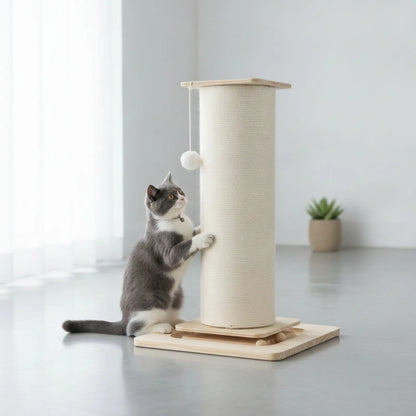 Arbre à Chat Premium Sisal & Bois Massif