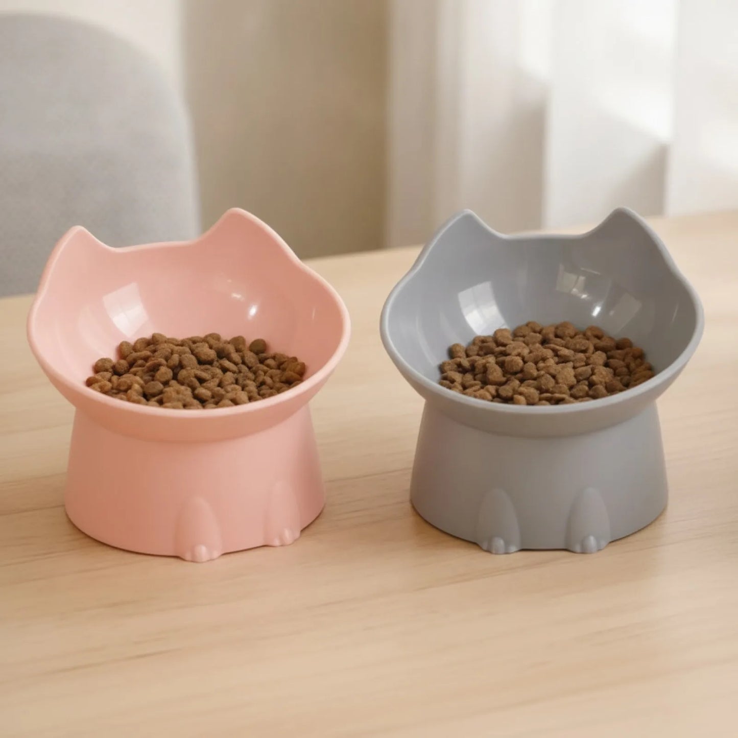 Gamelle surélevée inclinée pour chat