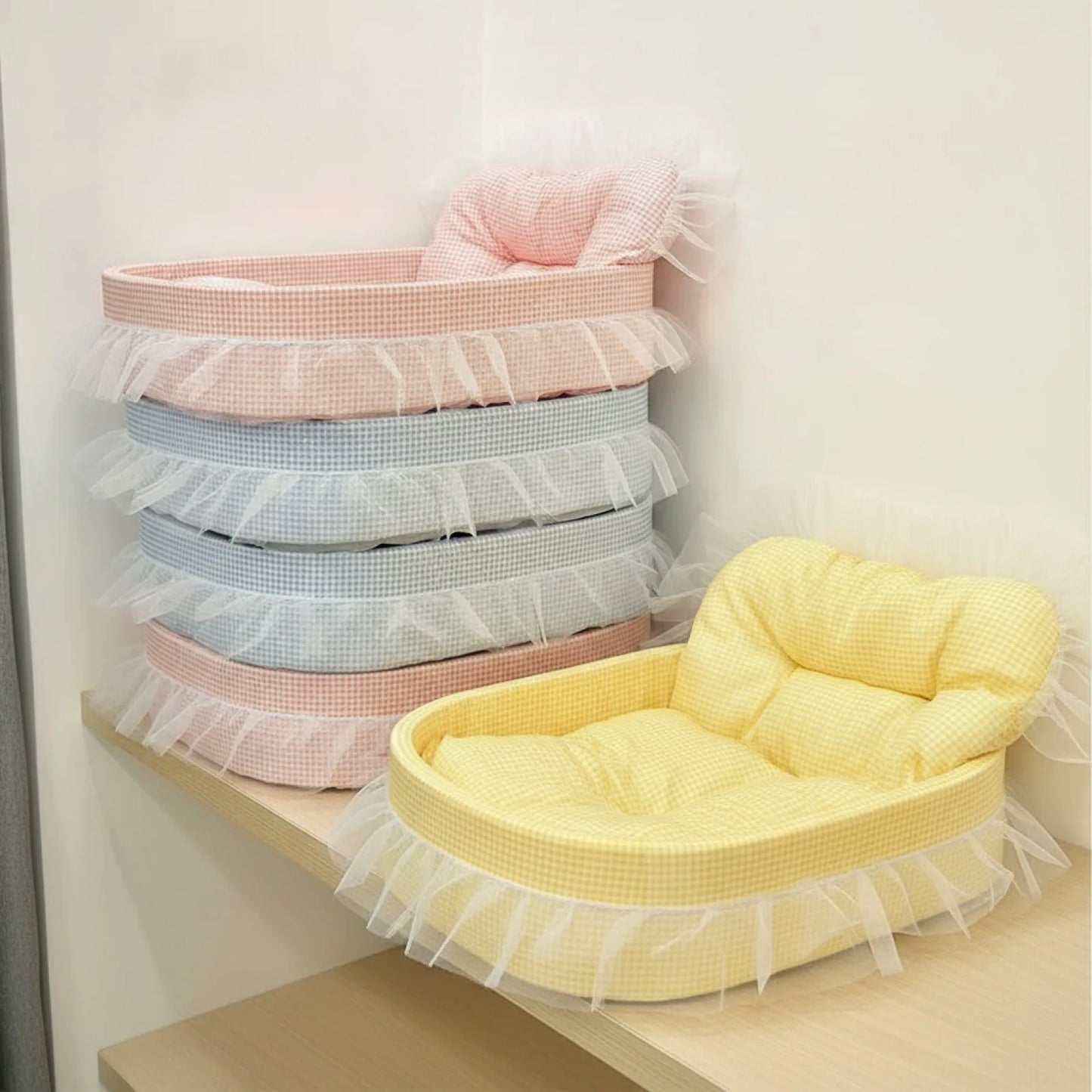 Lit Princesse Peluche pour Chat et Petit Chien