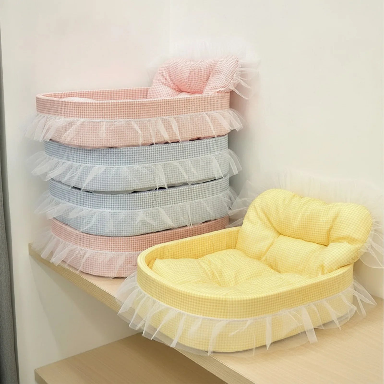 Lit Princesse Peluche pour Chat et Petit Chien